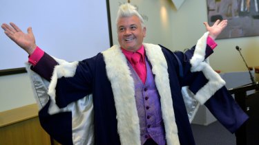 Darryn Lyons, when he was announced as the popularly-elected Geelong mayor in 2013. 