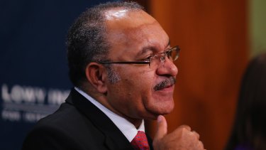 PNG Prime Minister Peter O’Neill,