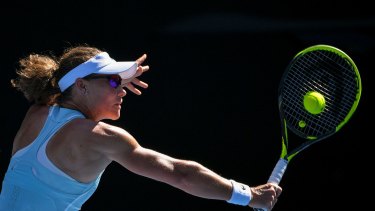 Australian Open 2018 Samantha Stosur Crashes Out In First Round Loss To Monica Puig Finally bouchard scored 63 points vs. australian open 2018 samantha stosur