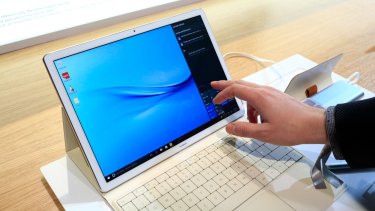 Huawei's Matebook, unveiled this week at MWC.