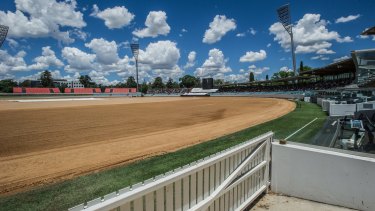 The project took off 50 to 60mm of the surface to get rid of the old rye grass put in for the AFL in winter.