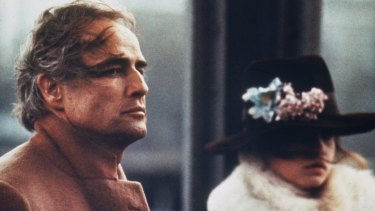 Hefty age gap: Marlon Brando, 48, and Maria Schneider, 19 star in Bernardo Bertolucci's film <em>Last Tango in Paris</em>.