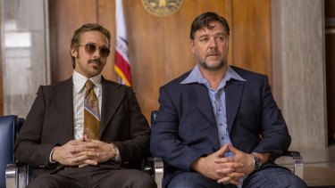 In <i>The Nice Guys</i>, Ryan Gosling and Russell Crowe turn out to be very funny, embellishing their performances with some noteworthy '70s fashion items.