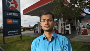 Syed Aqeel claims he was underpaid while working at a Caltex station.