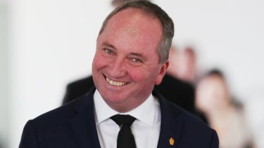 Barnaby Joyce will be beaming if found eligible for parliament by the High Court.