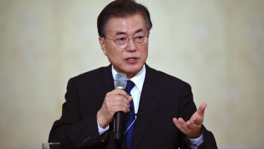 South Korean President Moon Jae-in said the drills should not be a pretext for fresh provocation.