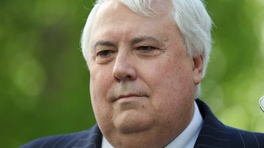 Clive Palmer's 2014-15 donations were belatedly revealed in official Australian Electoral Commission figures.