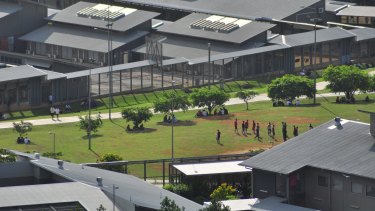 The Christmas Island Detention Centre.