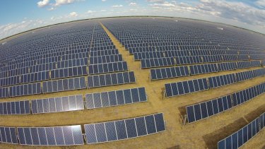 The Moree solar farm in NSW built by Fotowatio Renewable Ventures of Spain with Origin Energy taking its output from April 1.