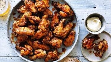 Adam Liaw S Black Pepper Teriyaki Wings And Japanese Green Avocado Salad