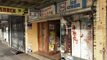 One of the last of Australia’s Greek-Australian-run milk bars; the Olympia’s dilapidated shopfront speaks of a bygone era.