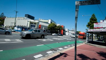There has been a 12-month trial of dedicated bike lanes on Annerley Road.