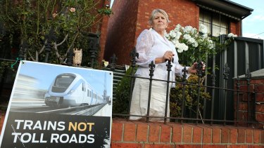 Collingwood resident Helen Bonanno was one of many locals against the tunnel. 