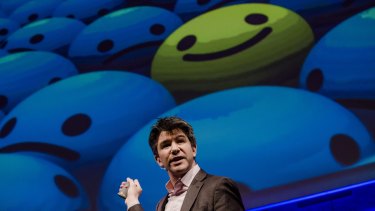 Not so happy: Uber's shareholders realised its culture problem started at the very top, with founder and chief executive Travis Kalanick. He had to go.