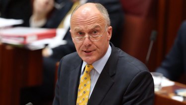 Government leader in the Senate Eric Abetz opposes same-sex marriage.