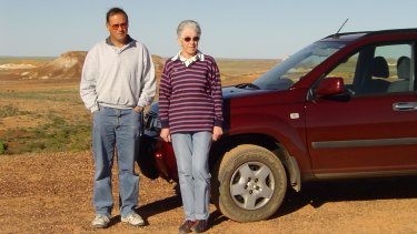 David Brown and his wife Frances are touring Australia. 