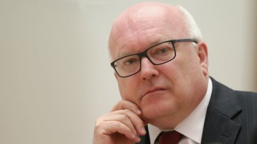 Attorney-General George Brandis maintains the new restrictions are legal.
