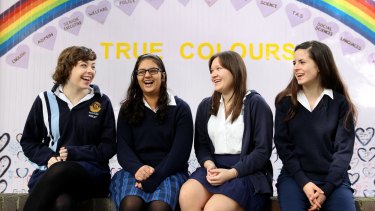 Students at Burwood Girls High School are among those who participate in the Proud Schools program.