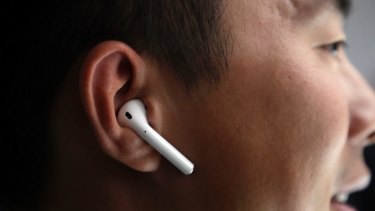The AirPods look ... different.