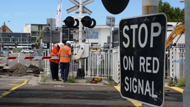 Limbo: Central Newcastle's rail line is quiet, but the dispute over its future is a hot topic after a court ruling on Christmas Eve.