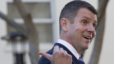 Premier Mike Baird in Sydney on Tuesday
