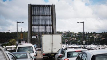 The Spit Bridge is part of one of Sydney's most notorious traffic snarls. 