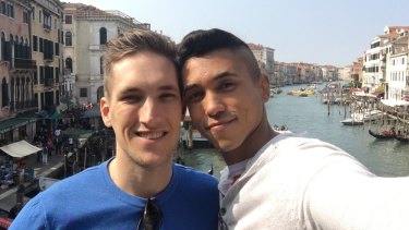 "Nothing comes above my relationship with Miguel": Rob Nay, left, with his partner Miguel Luciano.