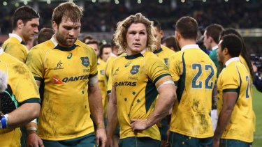 Life's good at the top: The Wallabies get $14,000 a game - win, lose or draw.