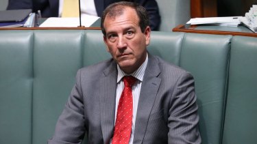 Special minister of State Mal Brough during question time.