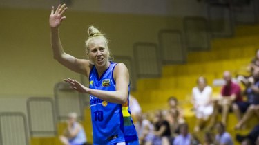 Abby Bishop has been a star in the WNBL. 