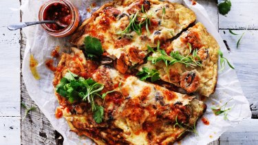 Neil Perry's mussel omelette, and stir-fried lamb with ...