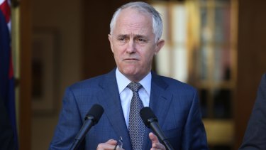 "We have to stand up for the rule of law": Prime Minister Malcolm Turnbull.