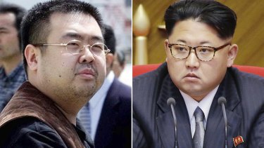 The late Kim Jong-nam, left, half-brother of North Korea's leader Kim Jong-un, right.