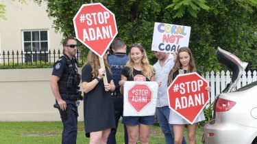 Anti-Adani coal mine protesters dogged candidates throughout the Queensland state election campaign.