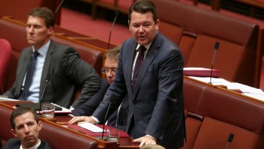 Senator Dean Smith says he will note vote with his party on a same-sex marriage plebiscite.