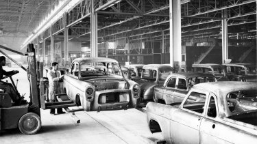 End of an era: the then-new Ford factory at Campbellfield, in 1959.