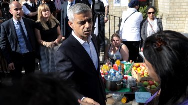 London mayor Sadiq Khan says the UK government has not done enough to help the community after the blaze.