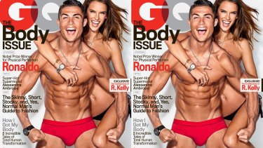 Alessandra Ambrosio Wraps Body Around Almost Naked Cristiano Ronaldo