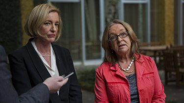 Serious allegations: ACT Minister for Education Joy Burch, right, and director-general of the ACT Education and Training Directorate, Diane Joseph.