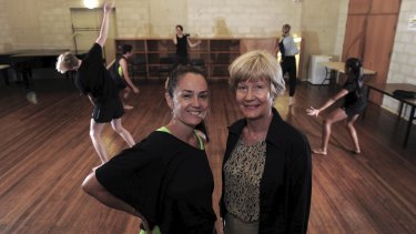 Australian Talented Youth Project artistic adviser Liz Lea, left, and project director Jolanta Gallagher at a dance class.