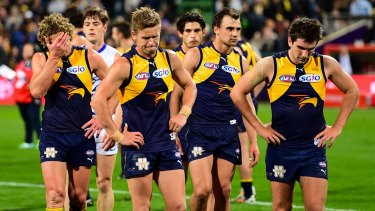 Coach Adam Simpson says the players are "hurting as much as the coaches are and the club and the members and supporters".
