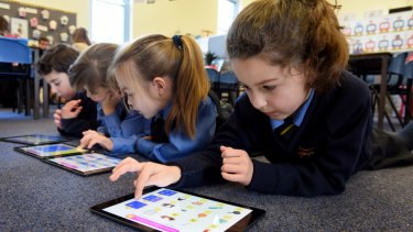 Saint Joan of Arc Primary School in Haberfield has the country's first app-led kindergarten class.
