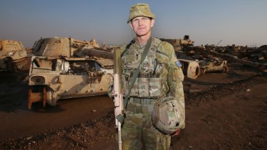 The commander of the Australian Army Task Group in Taji, Colonel Gavin Keating. 