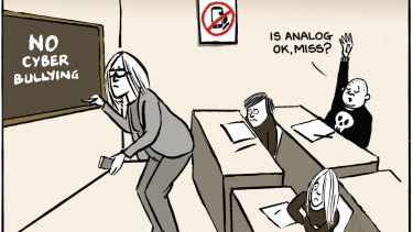 mobile phone ban hindering learning is in the palms of their hands