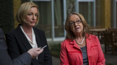 Serious allegations: ACT Minister for Education Joy Burch, right, and director-general of the ACT Education and Training Directorate, Diane Joseph.