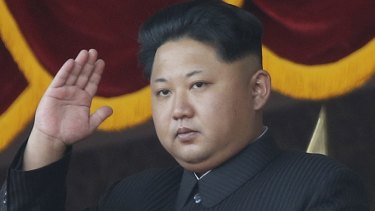 North Korean leader Kim Jong-un whose regime says acquiring a nuclear weapon "is the legitimate right of a sovereign state for self-defence".