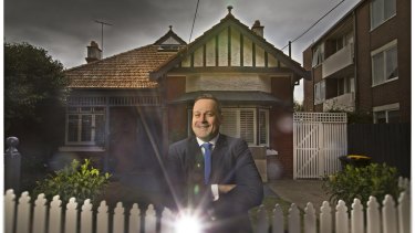 Agent Adrian Wood sold this St Kilda West home in February for $2.2 million - a long way off the $17,000 houses like it traded for the last time it sold in 1976. A new Valuer-General report shows St Kilda West house prices shot up 58 per cent last year alone.  
