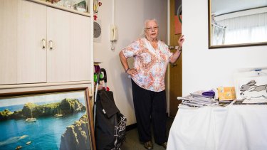 Anna Kovic has lived in her Waterloo housing commision flat since 1971.