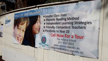 The Athena School in Newtown.