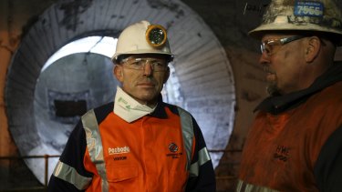 The Carmichael coal mine is a "very important project, not just for Australia, but for the wider world", says Tony Abbott.